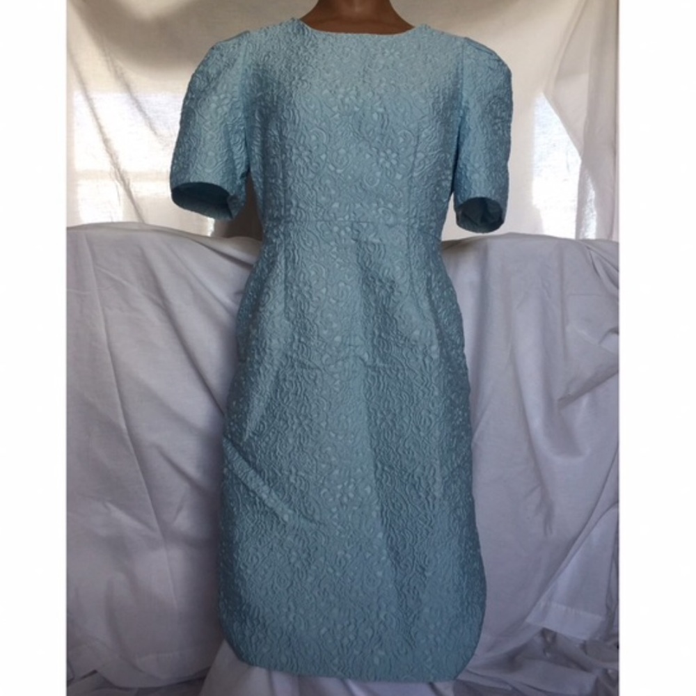 Light Blue Vintage-Style Dress